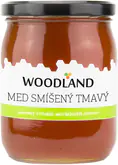 Woodland Zmiešaný tmavý med 720 g