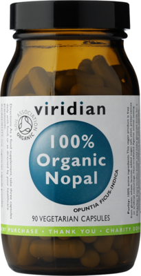 Viridian 100% Organic Nopal 90 kapsúl