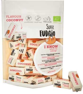Super Fudgio Vegánske karamelky - kokos BIO 150 g