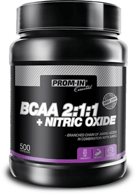 Prom-IN BCAA maximal 2: 1: 1 + Nitric Oxide 500 kapslí