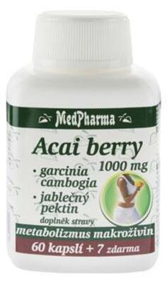 MedPharma Acai berry 250 mg + garcinia cambogia + pektín 67 tab