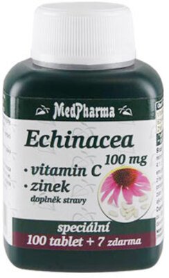 MedPharma Echinacea 100 mg + vit C + zinok 107 tablet