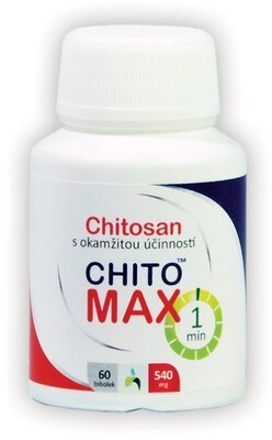 SUPERIONHERBS Chitosan s okamžitým účinkom - Chitomax 60 kapslí