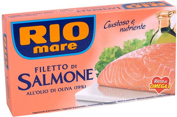 Rio mare Filety z lososa v olivovom oleji (19%) 150 g