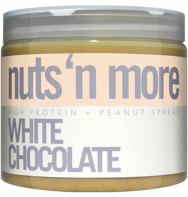 Nuts & more More Arašidové maslo biela čokoláda s proteínom 454 g