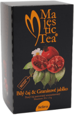 Biogena Majestic Tea Biely čaj - Granátové jablko 20 x 1,5 g