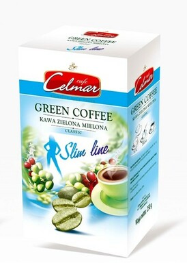 Celmar green mletá zelená káva 250 g