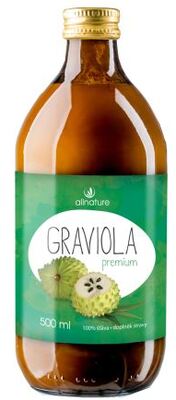 Allnature Graviola Premium 100% šťava 500 ml
