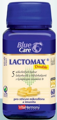 VitaHarmony Lactomax® Double - laktobacily 4 mld. + Komplex vit. B 60 kapslí