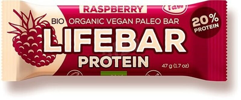 Lifefood Lifebar Proteín Malina RAW a BIO 47 g