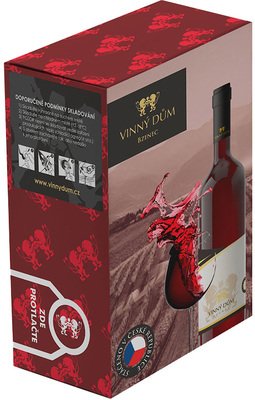 Vínny dom Modrý Portugal víno suché Bag in box 5 l