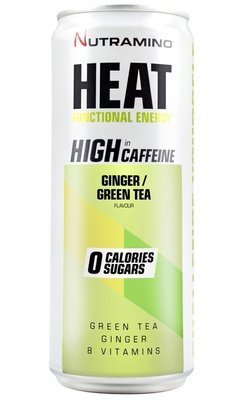 Nutramin Heat Energy Drink zázvor / zelený čaj 330 ml
