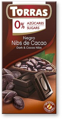 Torras čokoláda s kakaovými bôbmi 75 g