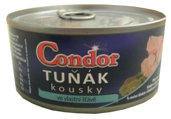 Condor Tuniak kúsky vo vlastnej šťave (plechovka) 170 g