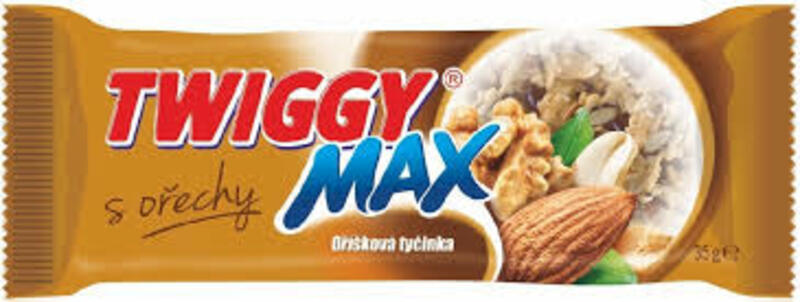 Twiggy Max orechové s orechmi 35 g