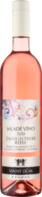 Vínny dom Zweigeltrebe rosé 2020 mladé víno polosuché 0,75 l