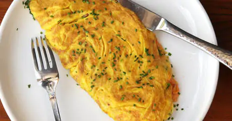 Plnená vaječná omeleta