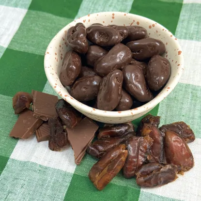 Datle v horkej čokoláde