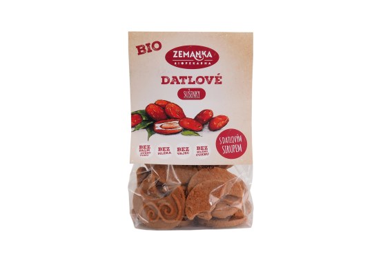 Ďatlové sušienky s citrónovým olejom BIO
