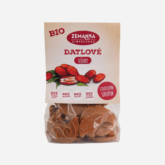 Ďatlové sušienky s citrónovým olejom BIO