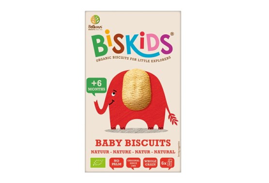 Detské celozrnné sušienky Natural 6M+ BIO