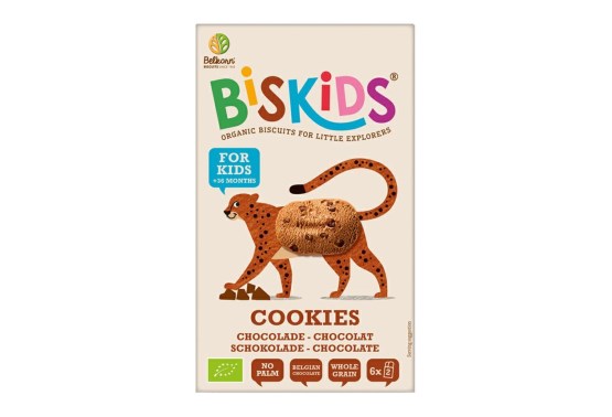Detské celozrnné sušienky s belgickou čokoládou BIO