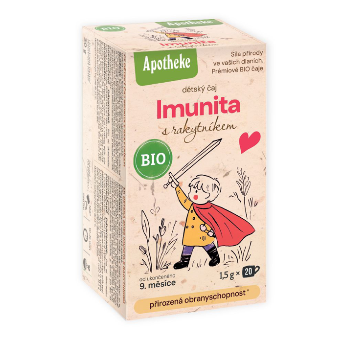 Detský bylinný čaj s rakytníkom BIO 20 vrecúšok