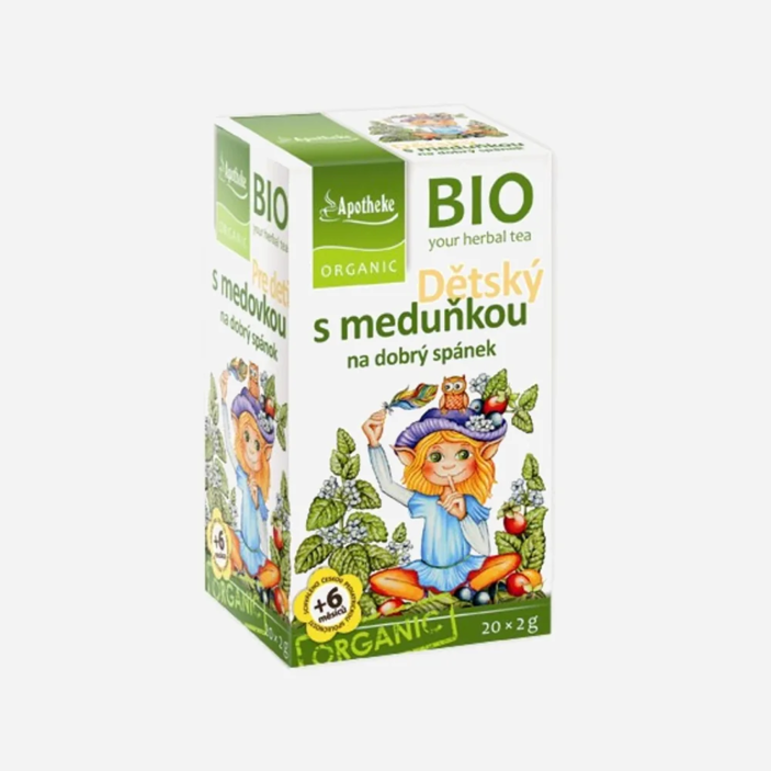 Detský ovocný čaj s medovkou BIO 20 vrecúšok