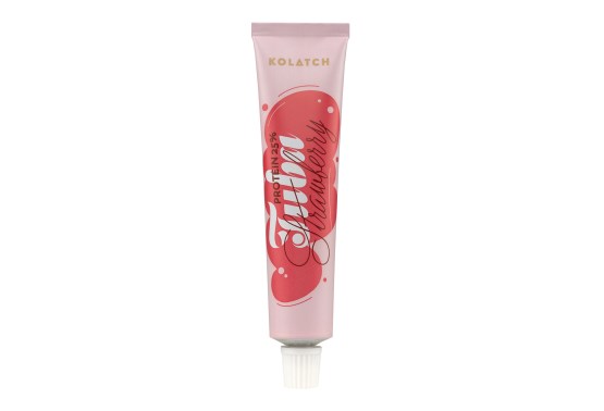 Dezert v tube s proteínom a jahodami