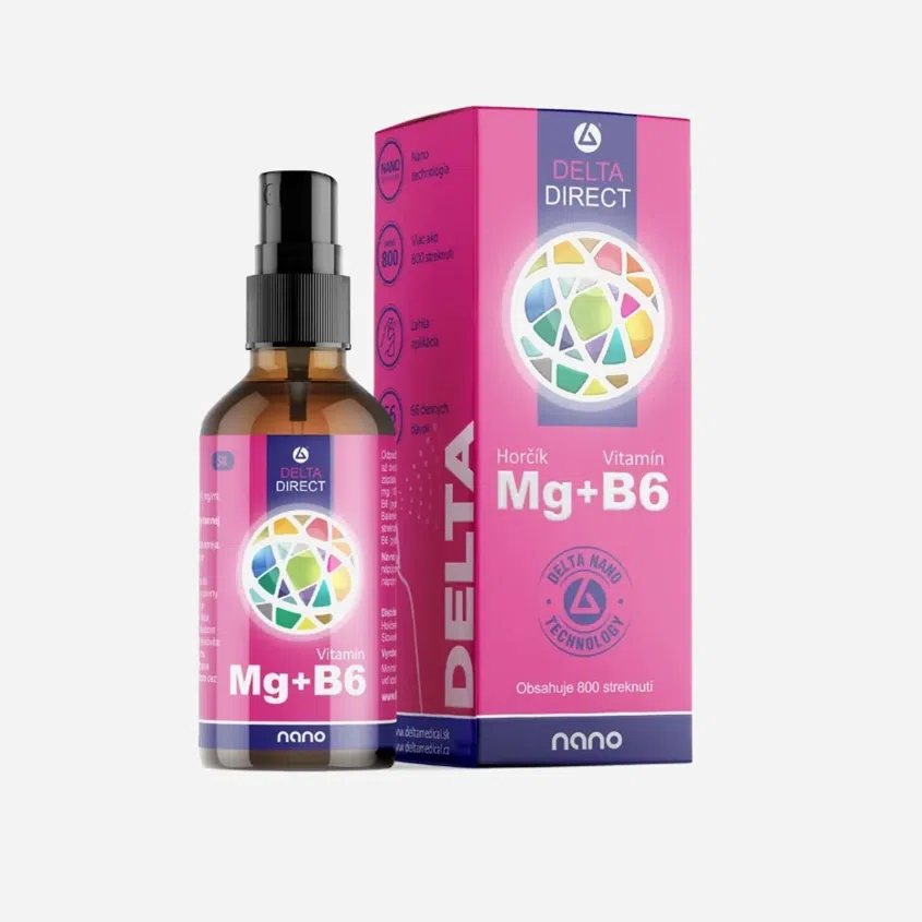 Direct Horčík a B6 sprej na pokožku