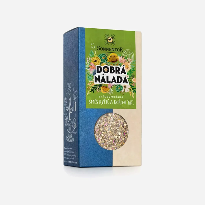 Dobrá nálada - zmes kvetov a korenia bio 25g