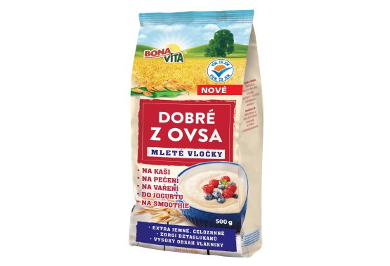 Dobré z ovsa - ovsené mleté ​​vločky