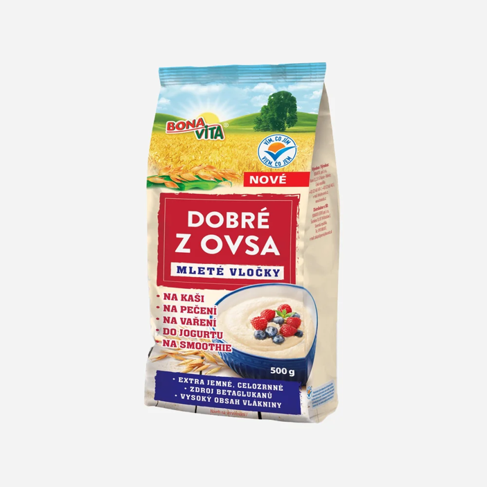 Dobré z ovsa - ovsené mleté ​​vločky