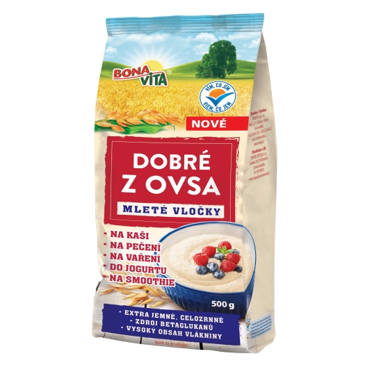 Dobré z ovsa - ovsené mleté ​​vločky