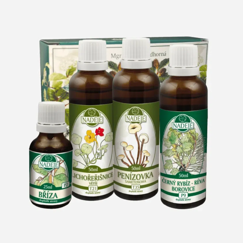 Doplnok z bylín pre zlepšenie kvality pokožky