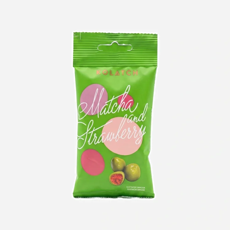Dražé Matcha and Strawberry