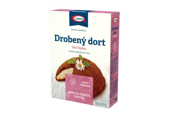 Drobená torta bez lepku