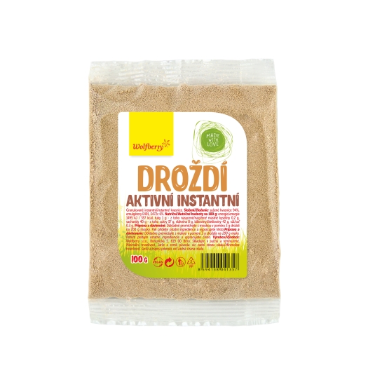 Droždie aktívne - instantné kvasnice