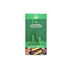 Dubajská čokoláda Kunafa Pistachio originálna receptúra ​​z Jordánska