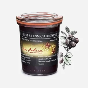 Džem z lesných brusníc