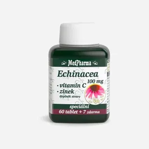Echinacea 100 mg + vitamín C + zinok 67 tablet
