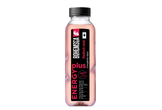 ENERGY PLUS energetický nápoj REDFRUIT MINT