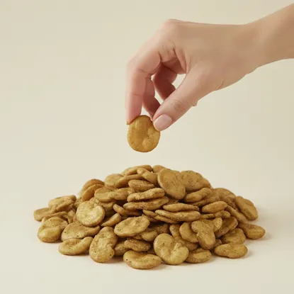 Fazuľové lupienky korenie a citrón