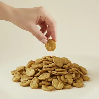 Fazuľové lupienky solené