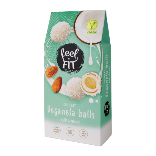 Feel FIT Kokosové guličky z mandlí, vegánské, bez pridaného cukru