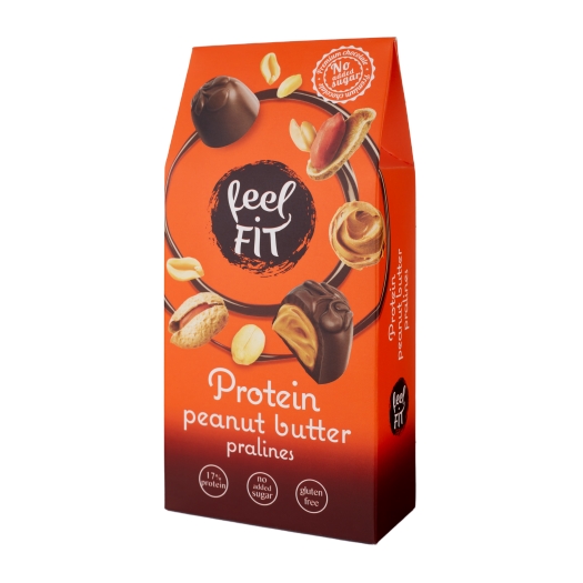 Feel FIT proteinové pralinky s arašidovým maslom, bezlepkové