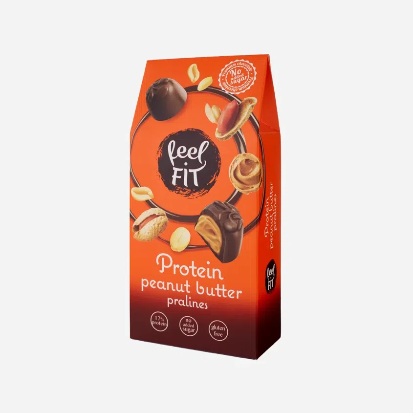 Feel FIT proteinové pralinky s arašidovým maslom, bezlepkové