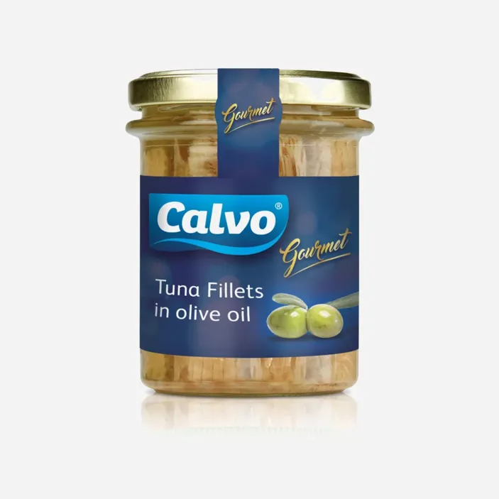 Filety z tuniaka v olivovom oleji  sklo