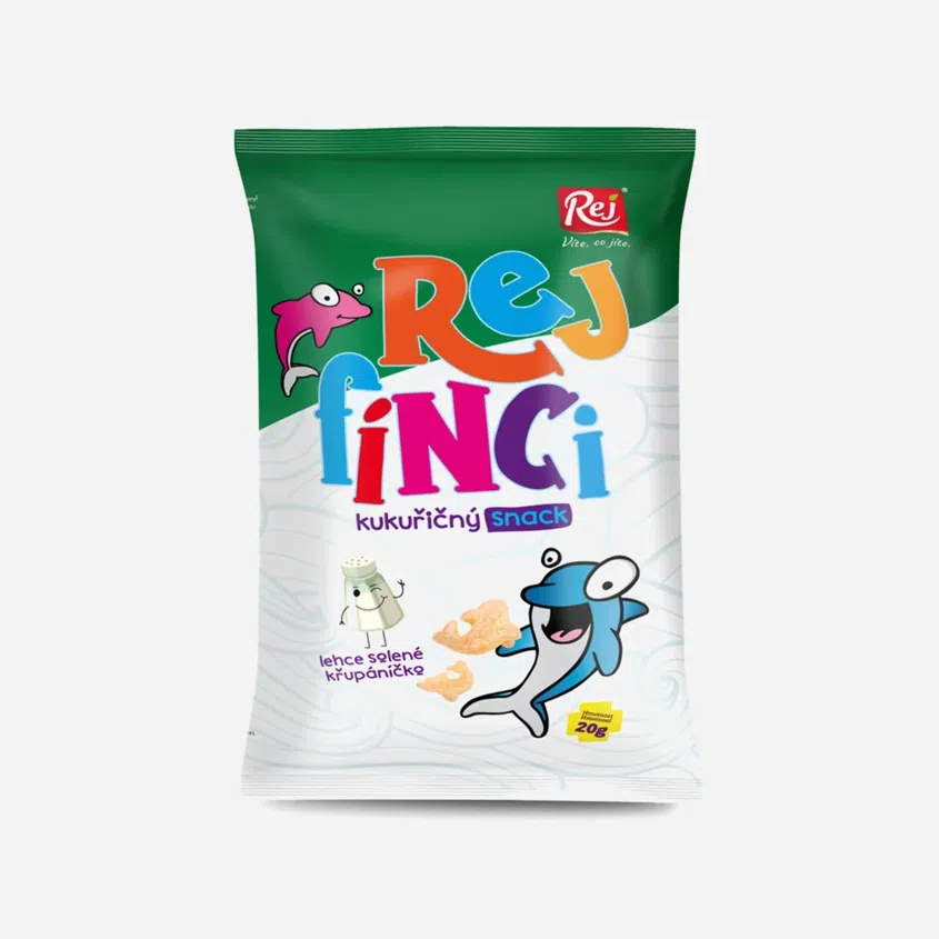 finci kukuričný snack - jemne solený
