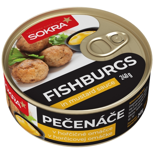 Fischburgs pečenáče v horčičnej omáčke